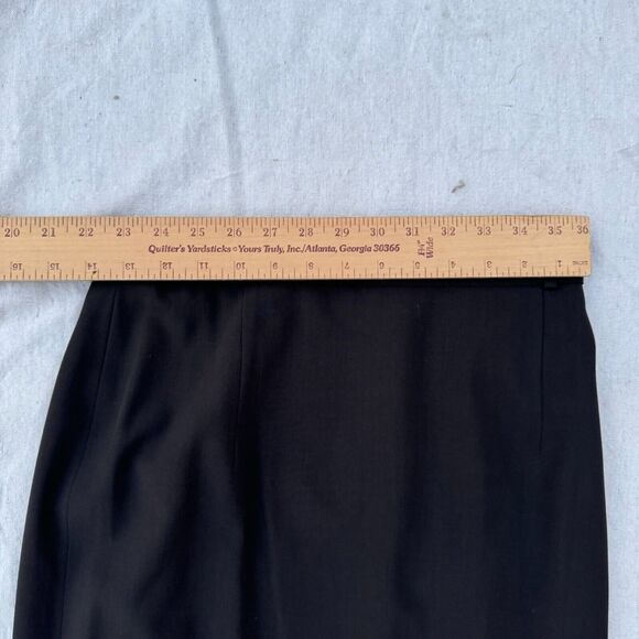 Jil Sander Made in Italy Suit Size 36 / Skirt Size 38 Wool Set Dress Black - Picture 12 of 16